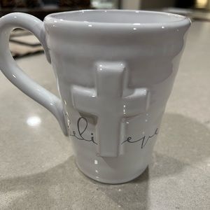 Believe Cross Mudpie Coffee Mug